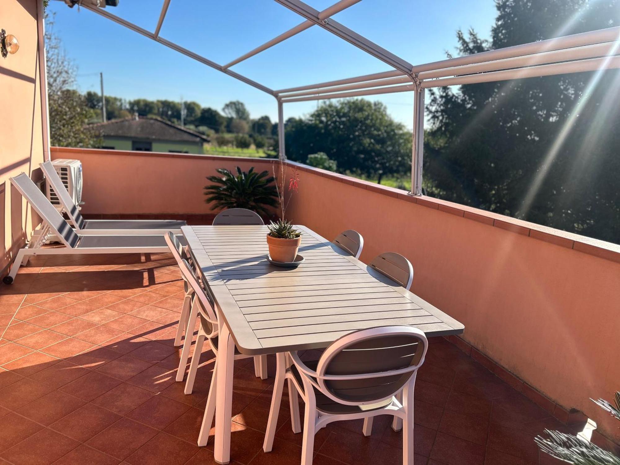 루카 Albi'S House,Terrazza ,Wi-Fi, Parcheggio, Ac 아파트 외부 사진